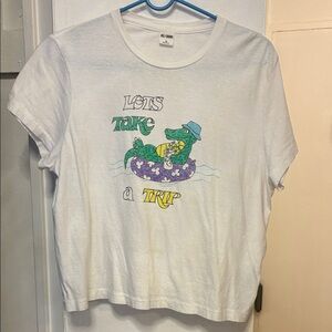 RE/DONE tee XL lets take a trip